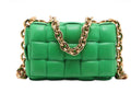     Bottega Veneta Maxi Intrecciato padded Cassette  Leather Chain Shoulder Bag